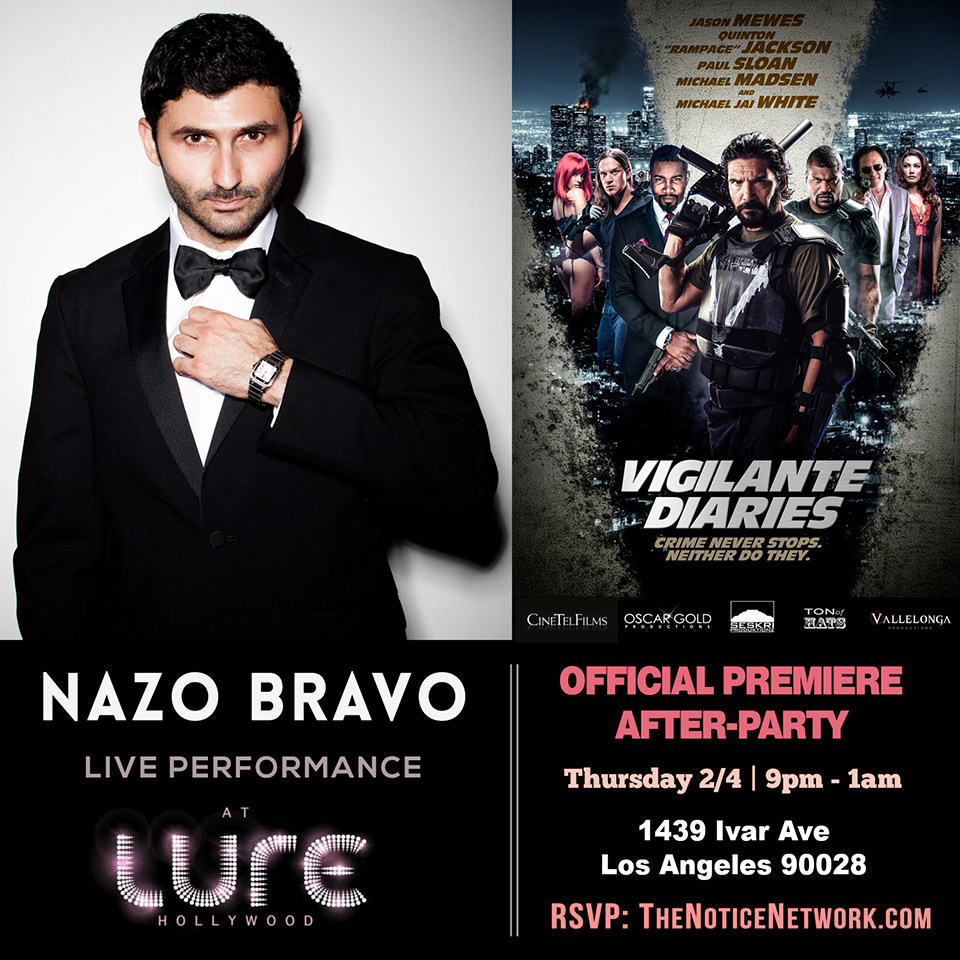 Nazo Bravo live at Lure Nightclub - Vigilante Diaries premiere afterparty