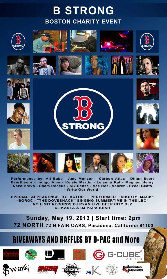 B Strong Charity Event - For Victims of Boston Marathon Bombing